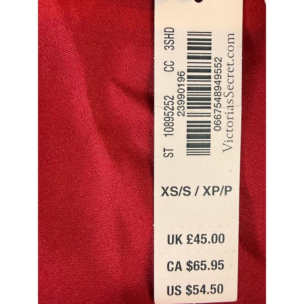 Victorias Secret NWT 2-PIece Set Red Slip Dress S and Robe XS Lingerie Sleepwear - Picture 8 of 11